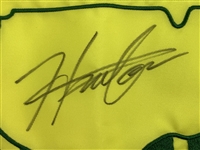 Hideki Matsuyama Signed 2021 Masters Embroidered Flag JSA ALOA