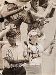 Jack Nicklaus & 19 Legends Signed 2025 Greats of Golf Insperity Invitational Promotional Poster on Board JSA ALOA