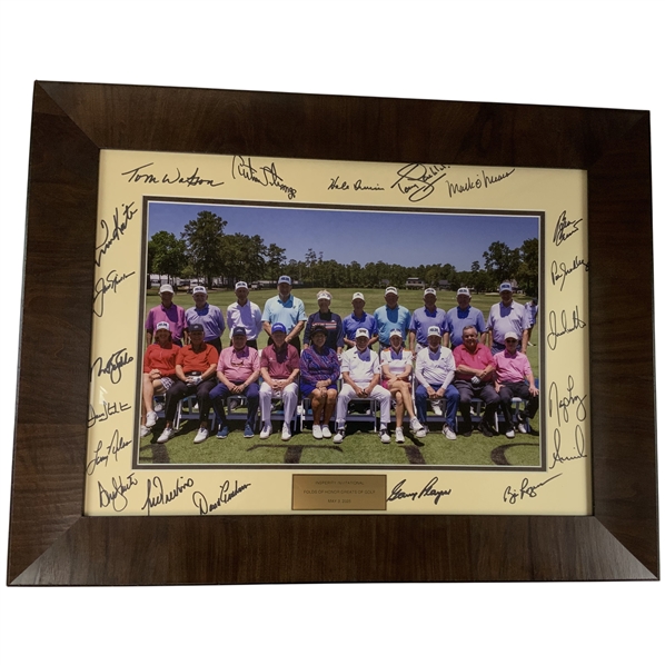 Jack Nicklaus & 19 Legends Signed Insperity Invitational Greats of Golf Framed Photograph JSA ALOA