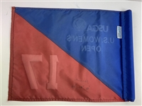 Annika Sorenstam Signed 2006 US Women's Open Tournament Flown No. 17 Flag w/ Years JSA ALOA