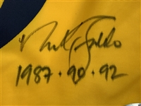Nick Faldo Signed Open Championship Practice Round Flown Flag w/ Years Won JSA ALOA