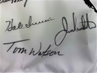 Jack Nicklaus & 19 Legends Signed Insperity Greats of Golf Flag JSA ALOA