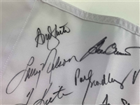 Jack Nicklaus & 19 Legends Signed Insperity Greats of Golf Flag JSA ALOA