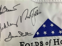 Jack Nicklaus & 19 Legends Signed Insperity Greats of Golf Flag JSA ALOA