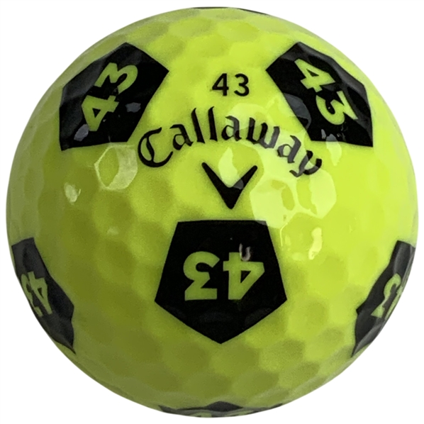 President George W. Bush Personal Callaway 43 Logo Neon Golf Ball