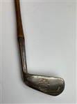 Tom Stewart St. Andrews Hand Forged Hickory Shafted Mashie Golf Club