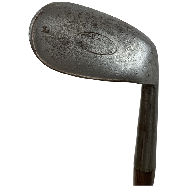 Antique Fred L. Low Hickory Shafted Lofting Iron Golf Club