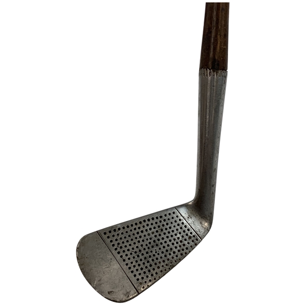 Antique George Nicoll Recorder No. 5 Mashie-Iron Hickory Shaft Golf Club