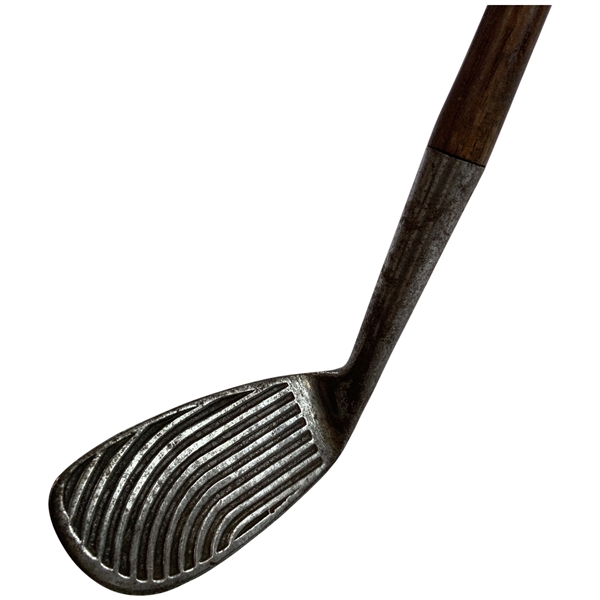 Spalding Kro-Flite Waterfall Face Niblick Golf Club with Hickory Shaft