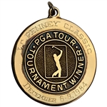 Champion Mike Donalds 1984 J.C. Penney Classic w/ Vicki Alverez PGA Tour 10K Gold Winners Medal