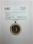 Champion Mike Donald's 1984 J.C. Penney Classic w/ Vicki Alverez PGA Tour 10K Gold Winner's Medal