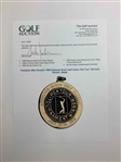 Champion Mike Donald's 1989 Anheuser-Busch Golf Classic PGA Tour 10K Gold Winner's Medal