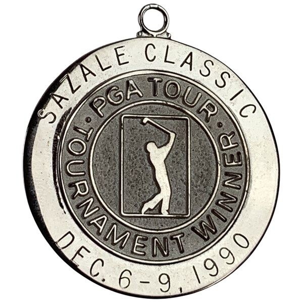 Champion Mike Donalds 1990 Sazale Classic w/ Fred Couples PGA Tour Winners Medal 
