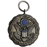 Mike Donalds 1980 US Open Qualifying Low Scorer Sterling Silver Medal - Nicklaus Win