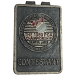Mike Donalds 1989 PGA Championship at Kemper Lakes Contestant Badge - Paynes 1st Major Win