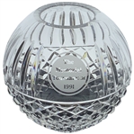 1991 Memorial Tournament Contestant Gifted Waterford Crystal Maeve Pattern Bowl