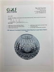 1991 Memorial Tournament Contestant Gifted Waterford Crystal Maeve Pattern Bowl