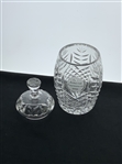 1990 The Memorial Tournament Contestant Gifted Cut Crystal Lidded Jar w/ Top