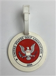 Mike Donald's 1987 US Open at Olympic CC Contestant Badge & Bag Tag