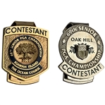 Mike Donalds 2007 & 2008 Senior PGA Championship Contestant Badges