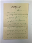 Babe Zaharias Signed 1952 Letter on Personal Stationary JSA ALOA