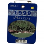 Jose Maria Olazabal Signed 1999 Masters Tournament SERIES Badge #R06265 JSA ALOA