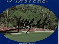 Jose Maria Olazabal Signed 1999 Masters Tournament SERIES Badge #R06265 JSA ALOA