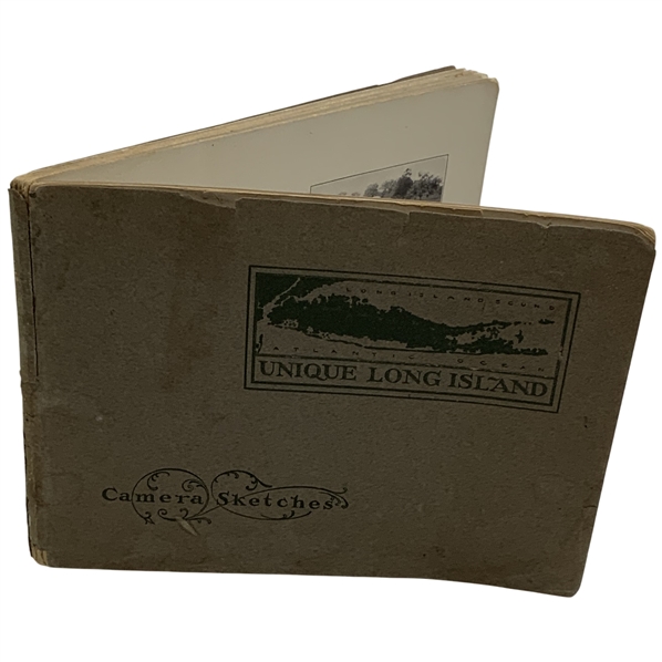 c.1901 Long Island Railroad Company Travel Brochure Book w/ Shinnecock Golf Scenes