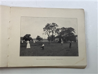 c.1901 Long Island Railroad Company Travel Brochure Book w/ Shinnecock Golf Scenes