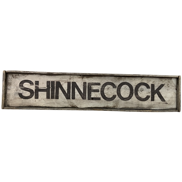 Wooden Shinnecock Golf Club Wooden Wall Sign