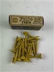 c.1925 Morley 'Yello' Wooden Golf Tees in Original Box