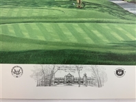Set of Nine (9) Linda Hartough Signed Ltd Ed US Open 20 1/2x30 Prints Including Shinnecock