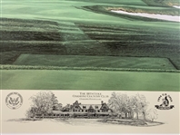 Set of Nine (9) Linda Hartough Signed Ltd Ed US Open 20 1/2x30 Prints Including Shinnecock