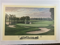 Set of Nine (9) Linda Hartough Signed Ltd Ed US Open 20 1/2x30 Prints Including Shinnecock