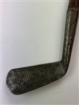 Tom Stewart St Andrews Hickory Shaft Ladies Special Dot Faced Golf Iron