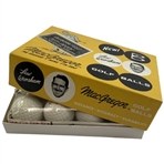 One dozen vintage MacGregor Lew Worsham CutProof golf balls in original box