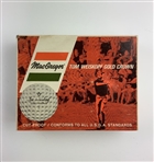 A Full Dozen Vintage MacGregor Tom Weiskopf Gold Crown CutProof Golf Balls in Original Packaging