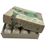 A Dozen Vintage Frank Beard Professional Stroke Rated 85 Golf Balls in Original Box