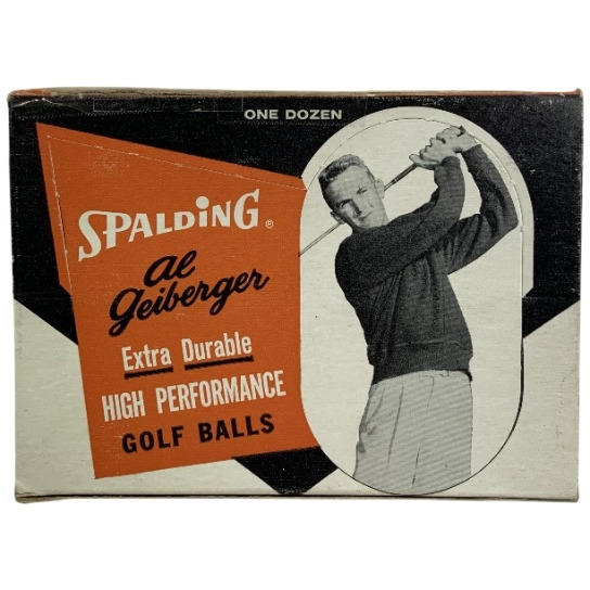 Vintage Boxed Set of One Dozen Spalding Al Geiberger Signature Golf Balls