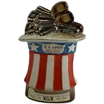 1972 Jim Beam US Open Pebble Beach Commemorative Ceramic Decanter