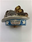 1972 Jim Beam US Open Pebble Beach Commemorative Ceramic Decanter