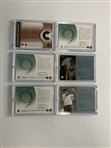 A Collection of Twenty Three Upper Deck Golf Memorabilia Trading Cards Featuring Authentic Fabric Swatches 2001-2003