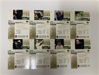 A Collection of 2002 Upper Deck Golf Trading Cards Including Rookie Cards and Subsets