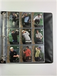 Set of 2001 Upper Deck Golf Trading Cards Including Tiger Woods Rookie