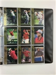 Set of 2001 Upper Deck Golf Trading Cards Including Tiger Woods Rookie