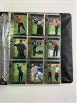 Set of 2001 Upper Deck Golf Trading Cards Including Tiger Woods Rookie