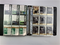 Set of 2001 Upper Deck Golf Trading Cards Including Tiger Woods Rookie