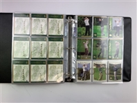 Set of 2001 Upper Deck Golf Trading Cards Including Tiger Woods Rookie