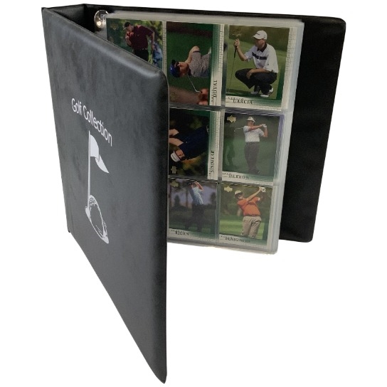 Set of 2001 Upper Deck Golf Trading Cards Including Tiger Woods Rookie