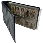 An Assortment of Vintage Golf Cigarette and Tobacco Cards in Album